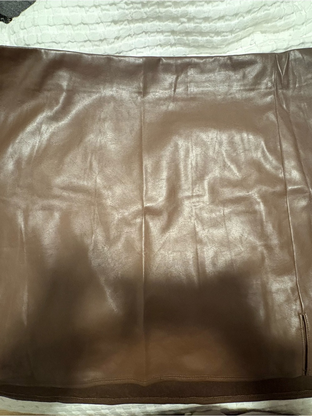 *4 for 30* Plus Size Old Navy Brown Faux Leather Mini Women’s Skirt